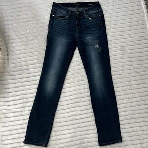 Judy Blue Jeans Women 7/28 Blue Straight Fit Slim JB8277DK